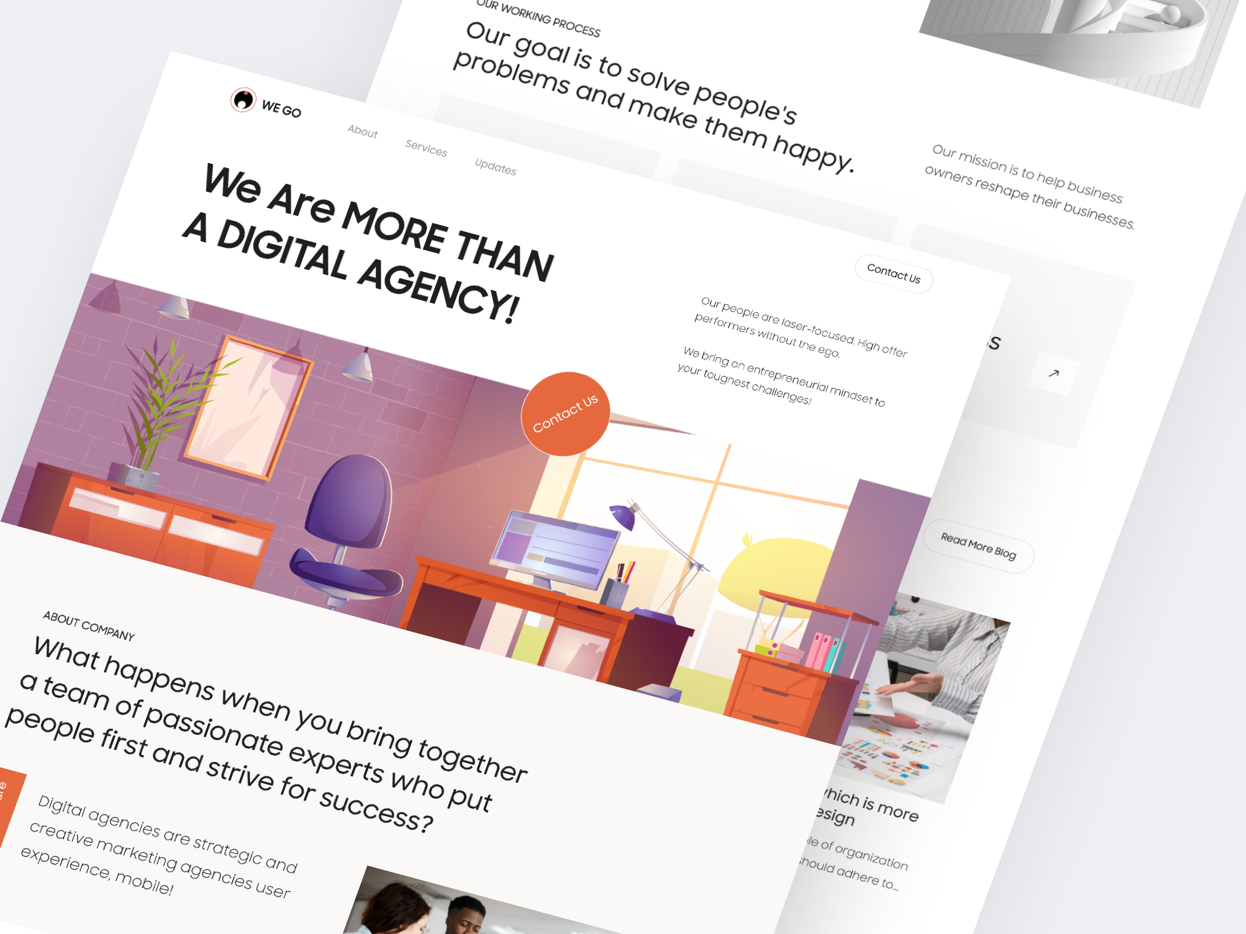 Digital Agency Landing Page